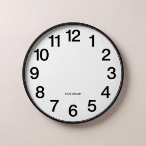 Oversize Wall Clock, 24 in