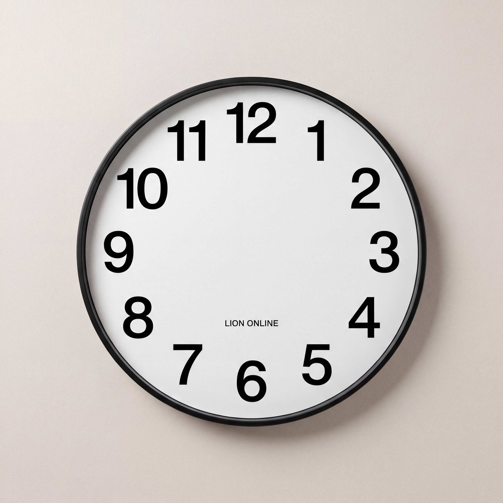 Oversize Wall Clock, 24 in