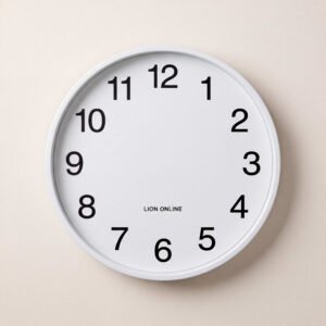 Plain Kitchen Wall Clock, 10 in