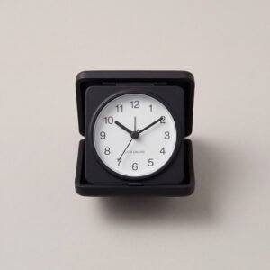 Travel Alarm Clock, Folding Case
